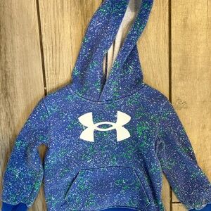 Under Armour Kids Blue and Green Hoodie